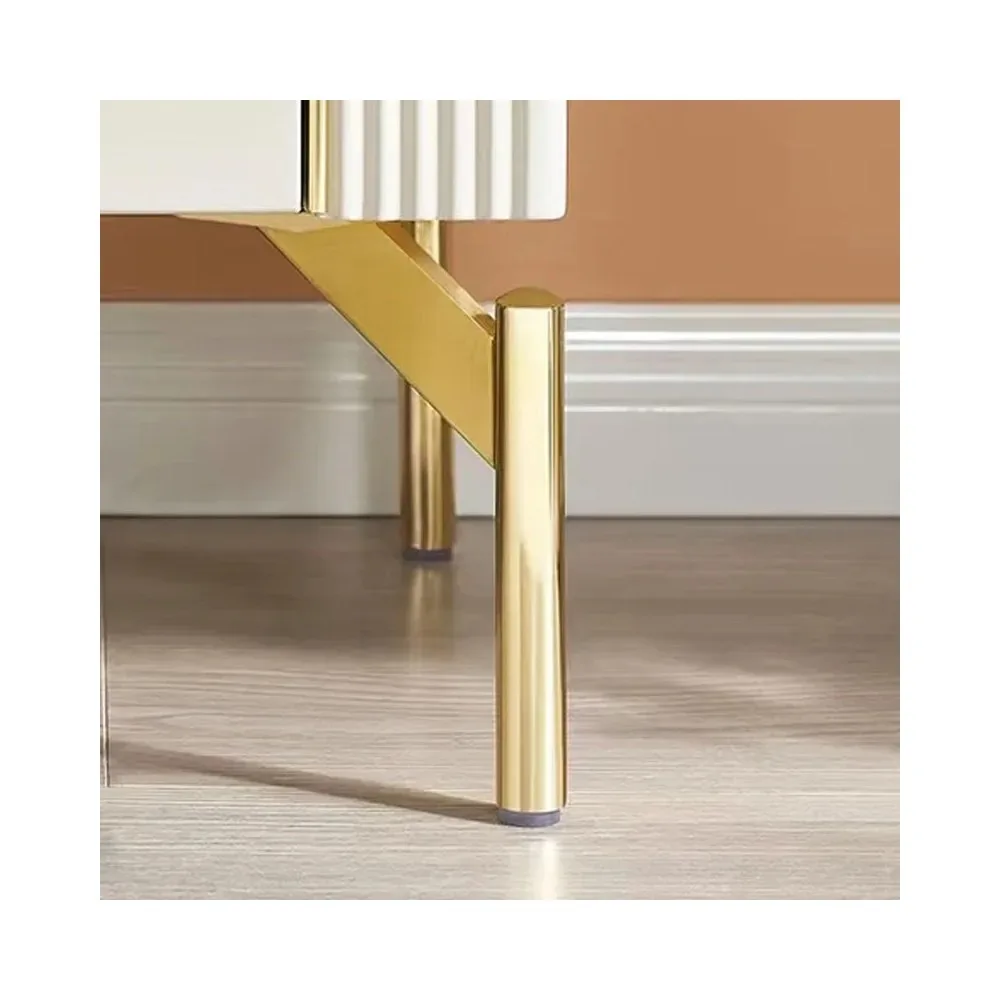 4pcs Metal DIY Furniture Legs, Modern Sofa Table Cabinet Nightstand Replacement Support Legs, Sturdy & Durable