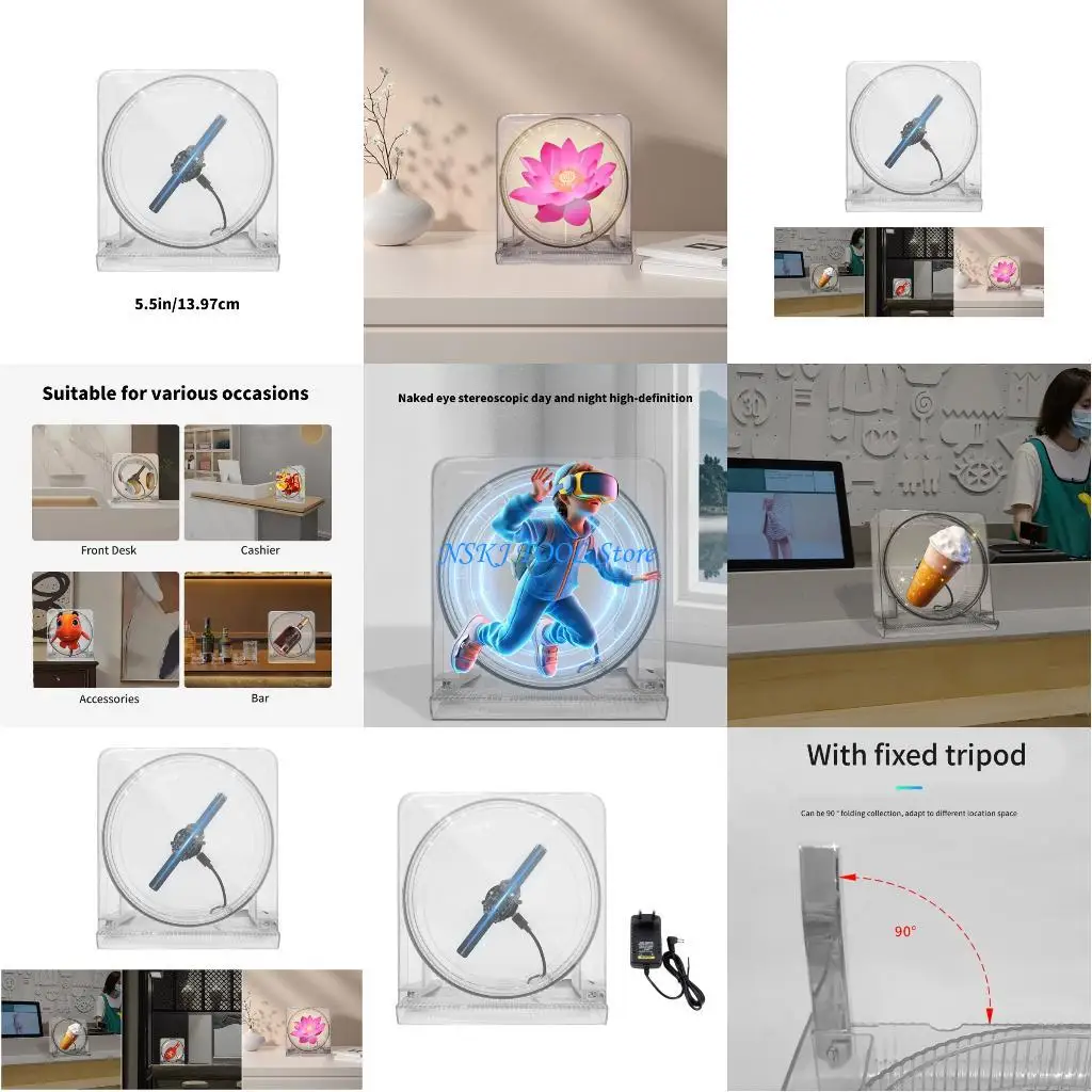 

L8RC Radio Drifting Display 5.5 Foot Projection Advertising Machine With Clear