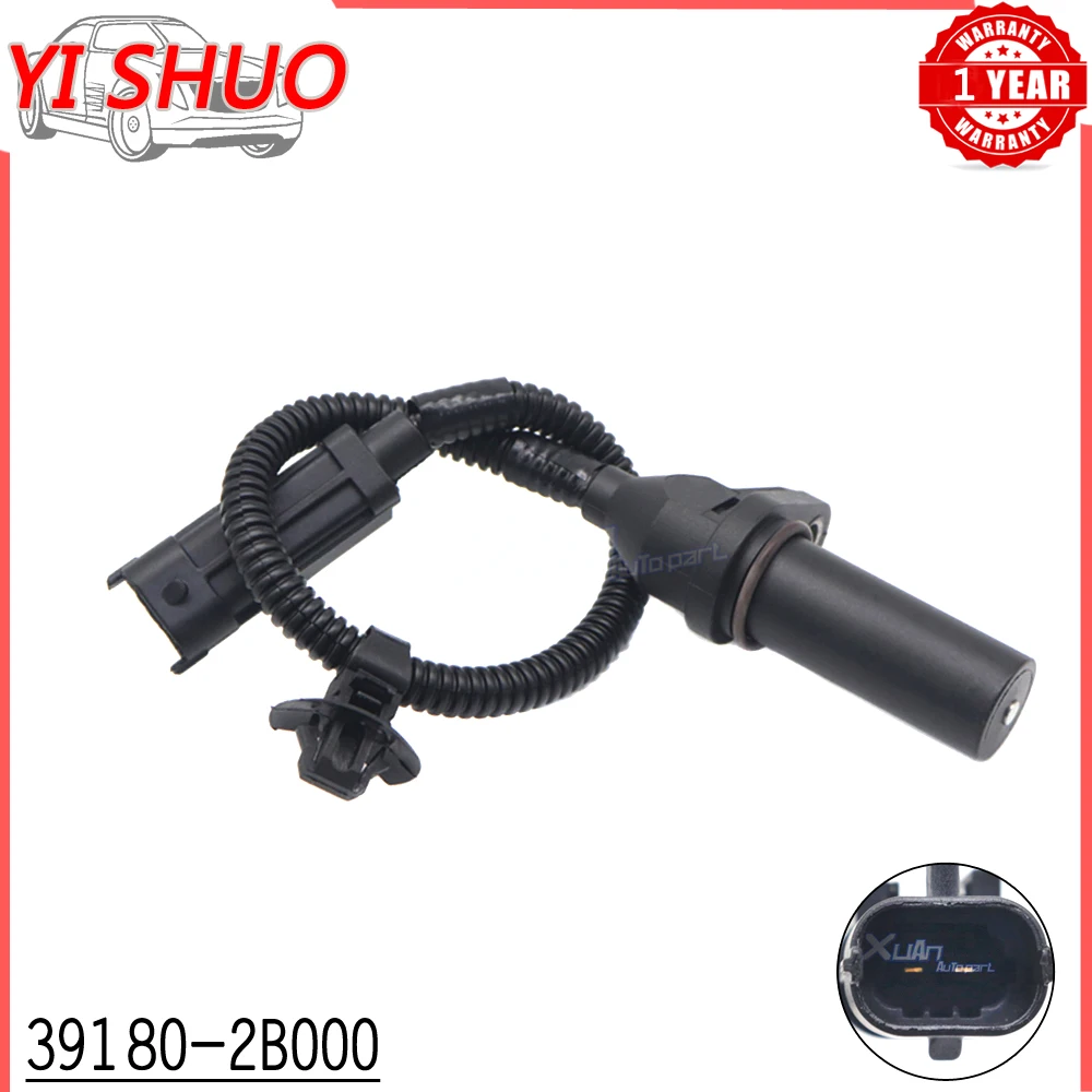 

Crank Crankshaft Position Sensor 39180-2B000 For Hyundai Tucson Veloster Elantra KIA Soul RIO Cerato 1.4L 1.6L 1.8L 391802B100