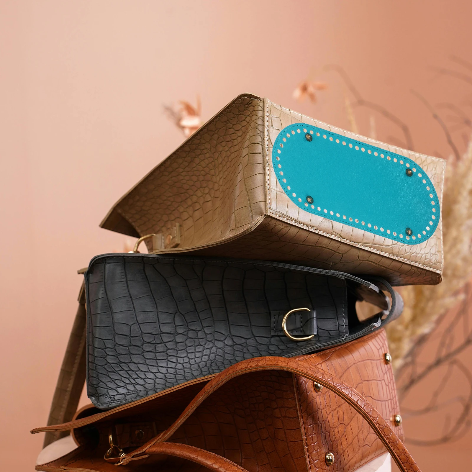 

Green Bottom Shaper Pad for Bag Making Wear-Resistant Waterproof DIY Pouch Base with Vent Holes Fashionable Knitting