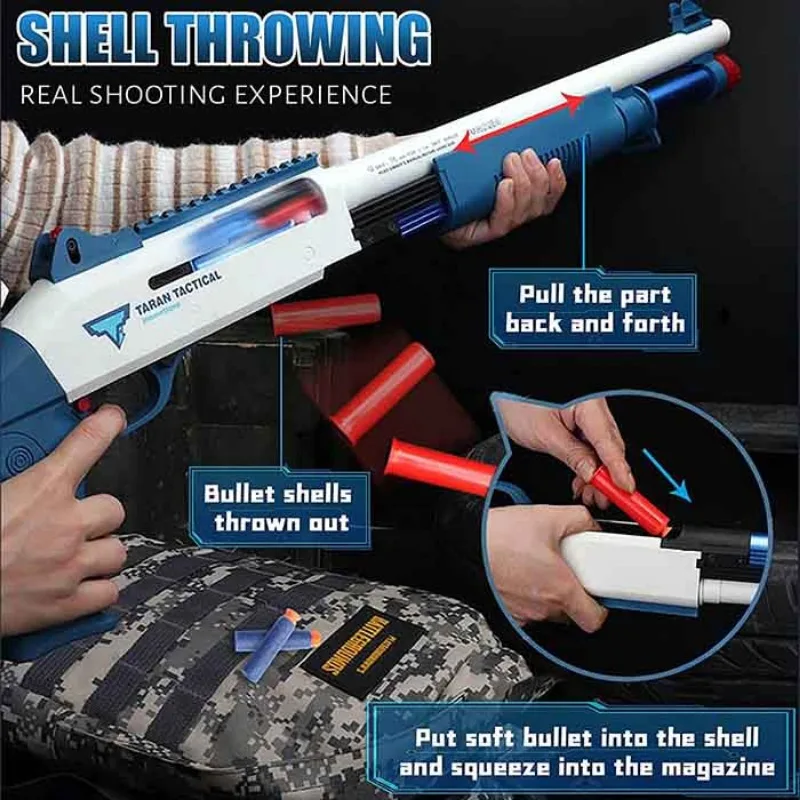 Udl xm1014 Shell werfen Schaum Dart Blaster