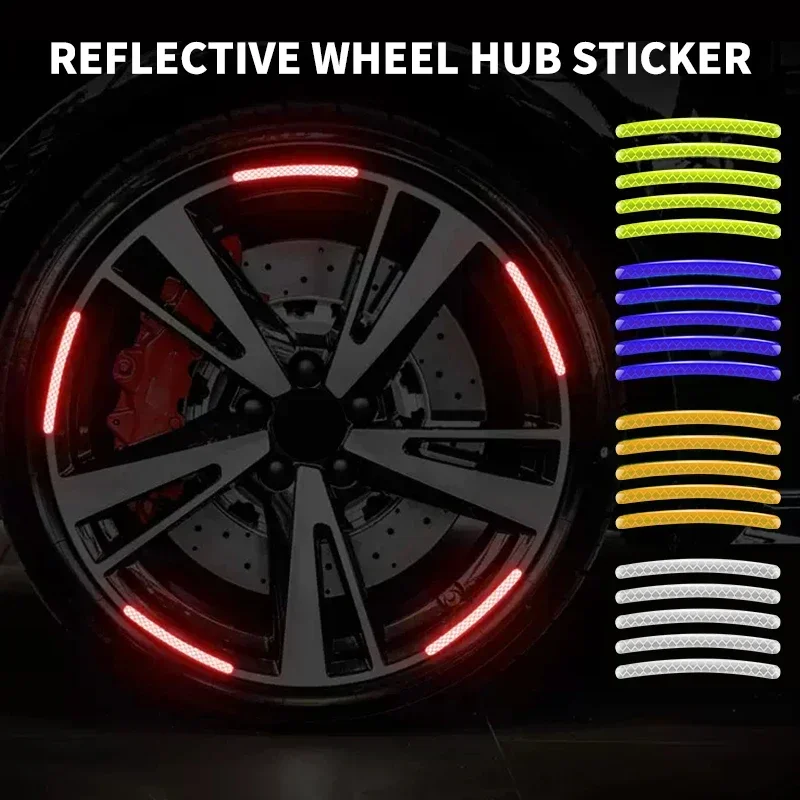 Car Wheel Hub Decals Rim Reflective Stickers For Changan CS75 plus Eado UNIK UNIT UNIV CS55 CS35 CS95 PLUS Auto Accessories