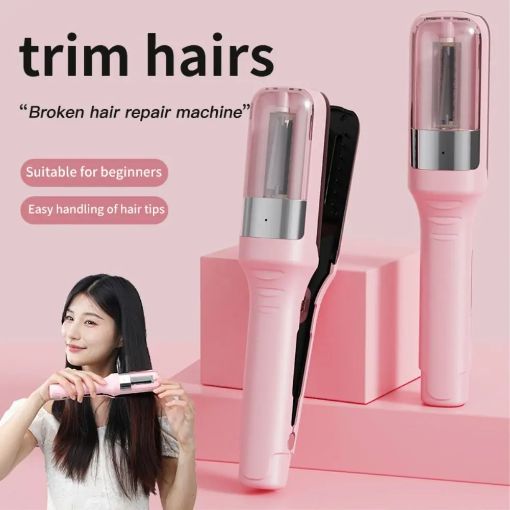 New Automatic Electric Hair Clipper 2 in 1 Trim Hairs Split Hair Restorer Rechargeable Professional Hair Edge Control