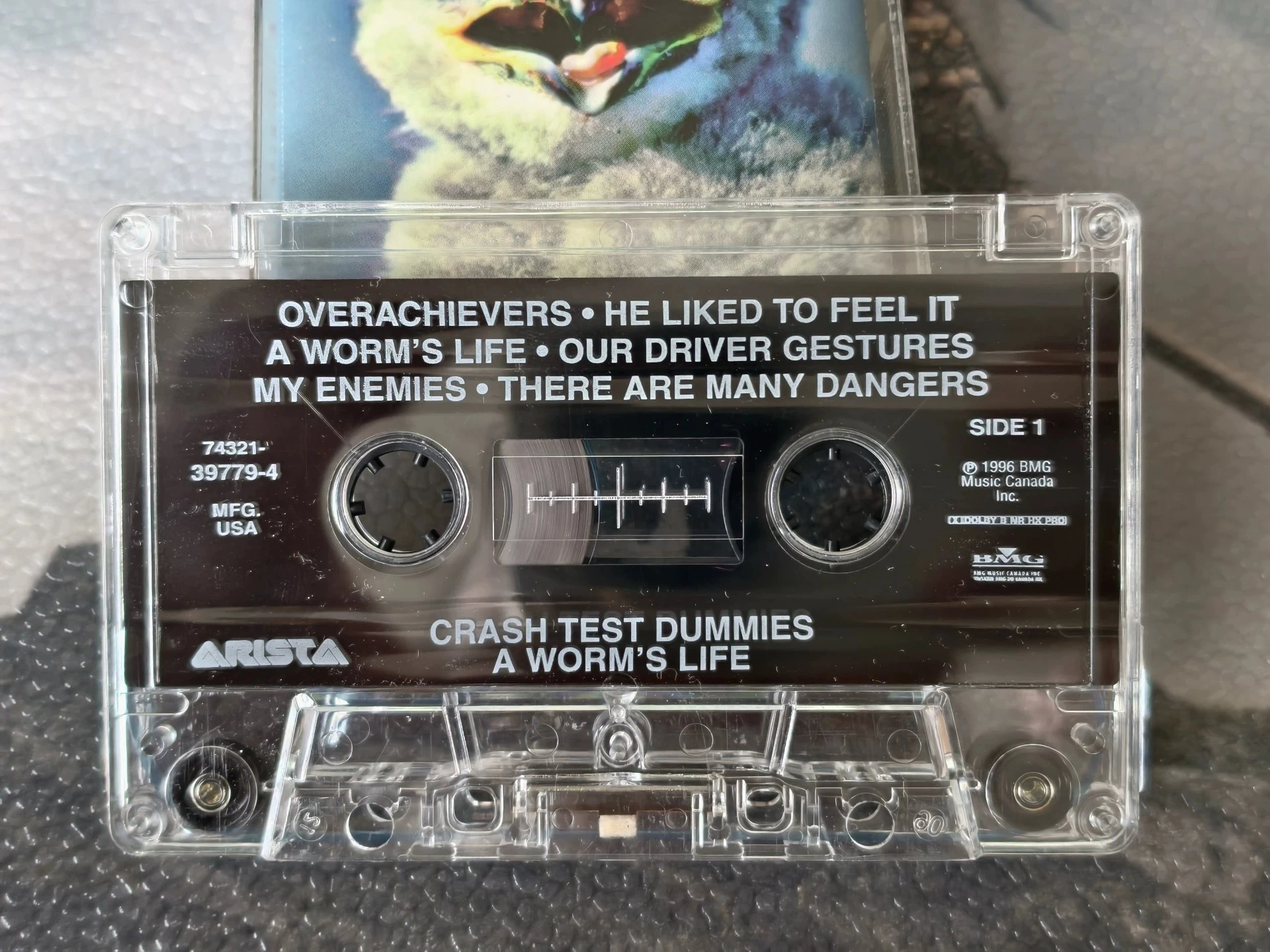 Rock Crash Test Manichini Nastro musicale Album di vita del verme Cassette di sovracorrente Cosplay Walkman Registratore Auto Tracce sonore Scatola regalo