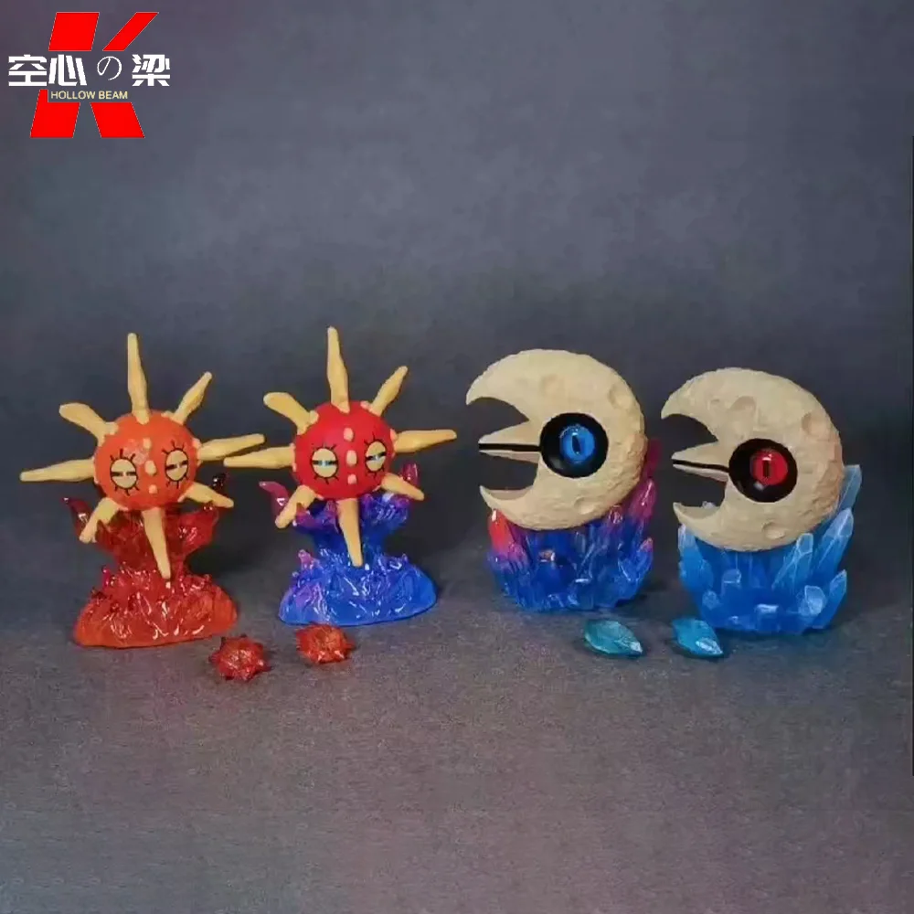 [1/20 Scale World] Solrock & Lunatone Sun Rock & Moon Stone Toy Figure Decoration