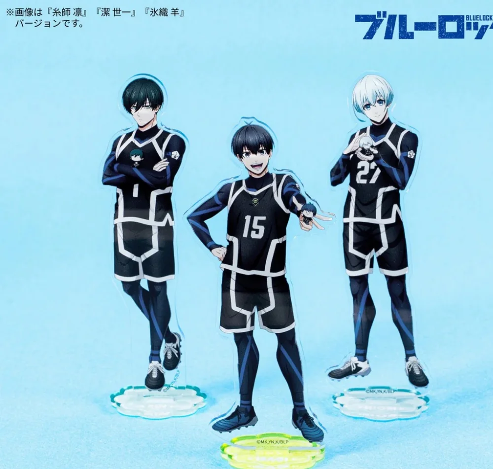 Blue Lock Yoichi Isagi Anime keychain Acrylic Stand Figure Model Desk Ornament Collection Home Decor Gift For Anime Lovers Fans