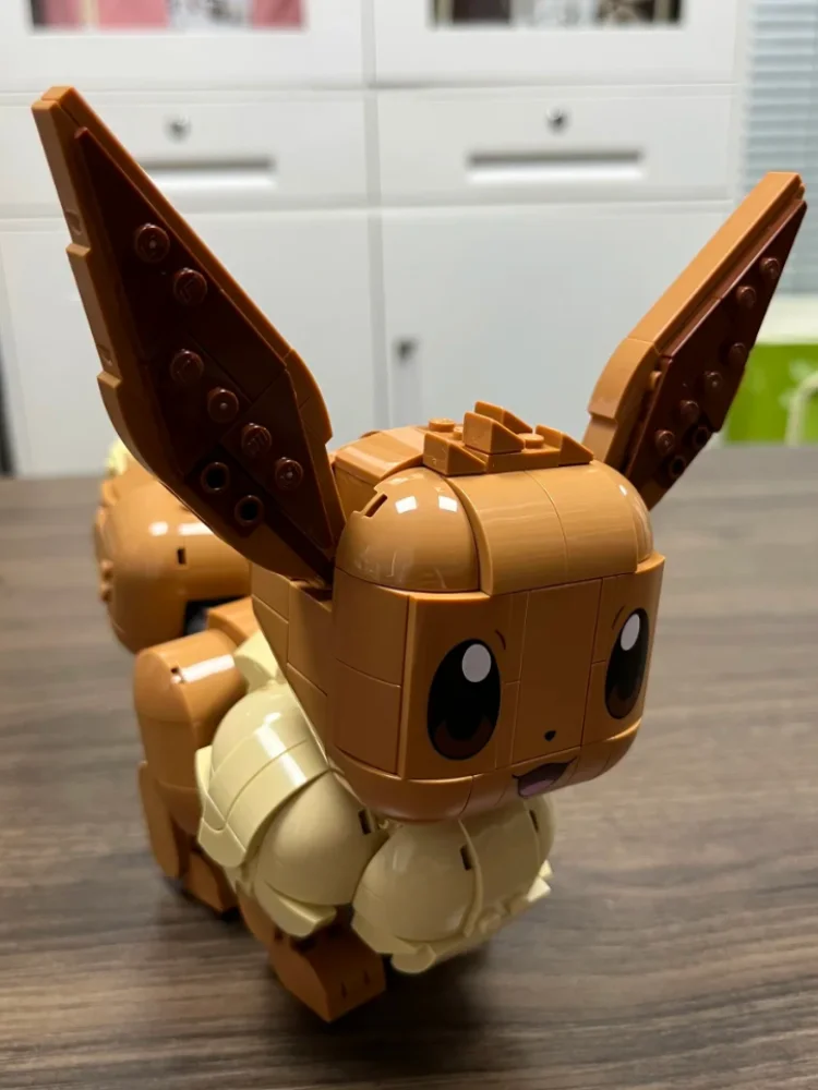 Klassieke Game MOC FIT 72151 Eevee Figuur 587PCS Bouwstenen 3D Veelzijdige Elfen Model Set Speelgoed jongens meisjes Verjaardagscadeaus - afbeelding 2