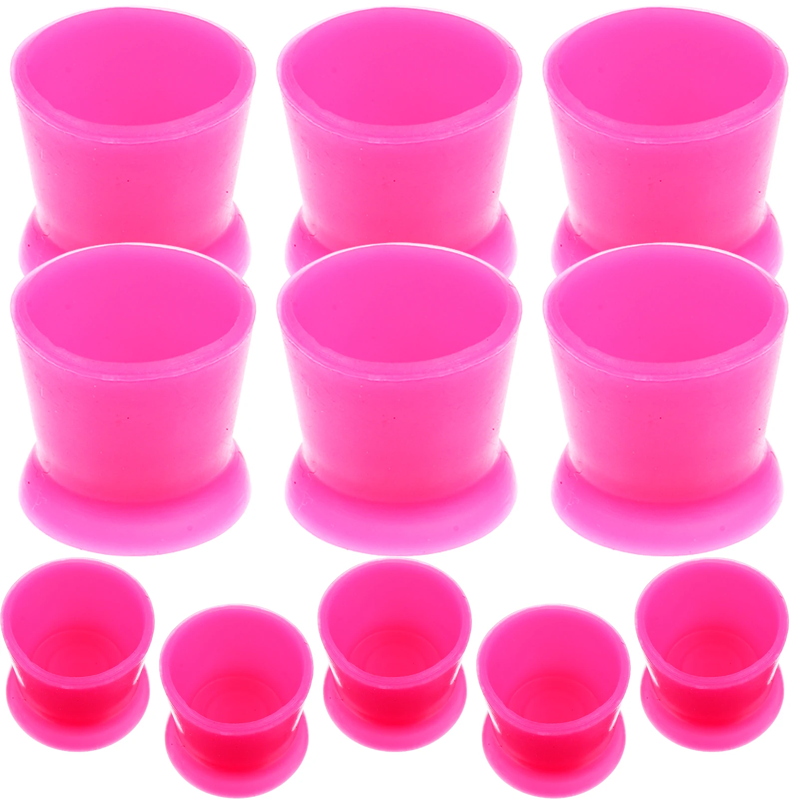 

300 Pcs Tattoo Ink Cups Pigment Containers Silicone Color Holders Salon Supplies Compact Design Easy Clean Durability