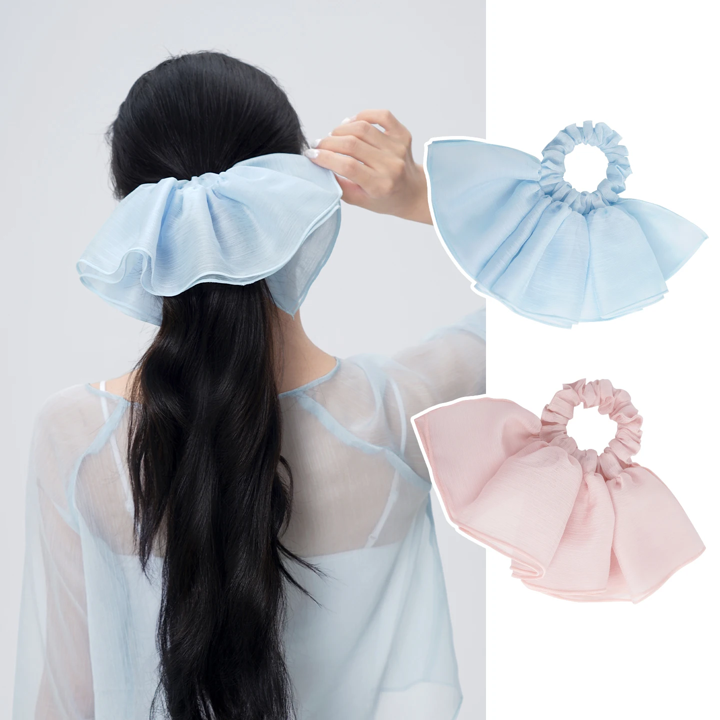 

Женская шелковая танцевальная повязка для волос для девочек, аксессуар для волос, балетная повязка для волос для взрослых, розовые повязки для волос с хвостиком и принтом для подростков