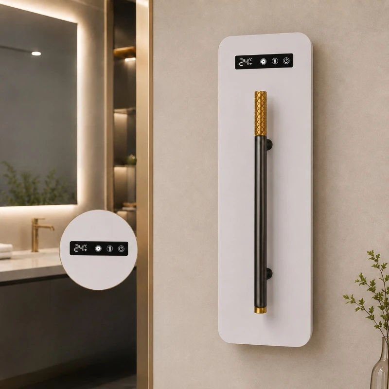 Stainless Steel Bathroom Thermal Towel Durable Clothes Warmers Waterproof Rust Proof Electric Heated Towel Rail Home Household