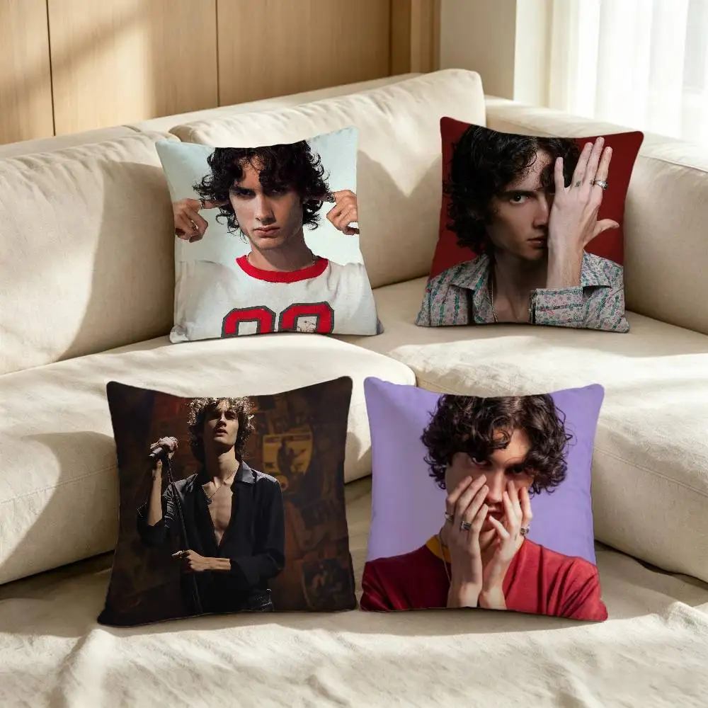 Singer Sombr American Comfortable soft Pillow Case for Sofa Living Room Home Decor Protective Covers