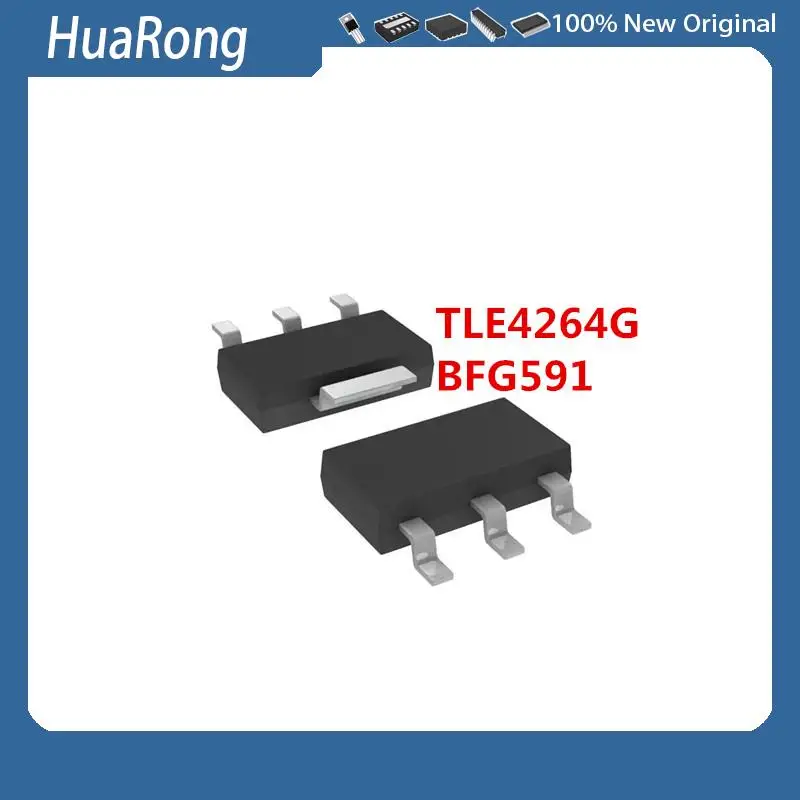 20 قطعة/الوحدة TLE4264G 4264G TLE4266G 4266G TLE4264 4264 TLE4266 4266 BFG591 سوت-223