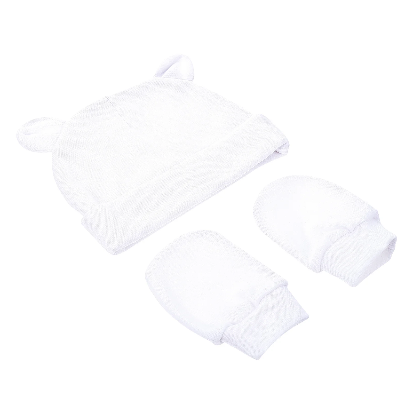 

1Set Baby Protection Set Anti-Scratch Gloves Hat Cotton Newborn Accessories Warm Hand Covers Socks for Cold Weather