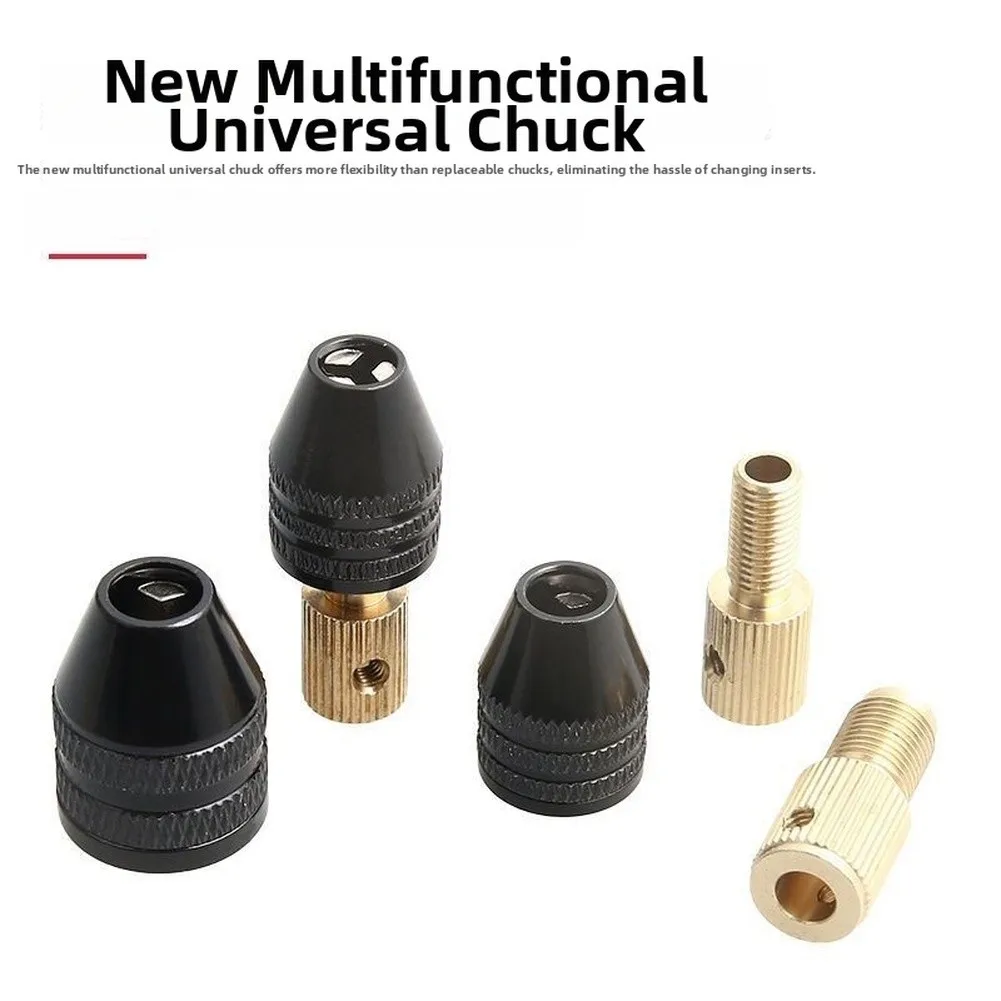 Electric Drill Chuck Adjustable Precision Design for DIY Applications 3.17MM 2.35MM 2MM Compatible with Wood ABS