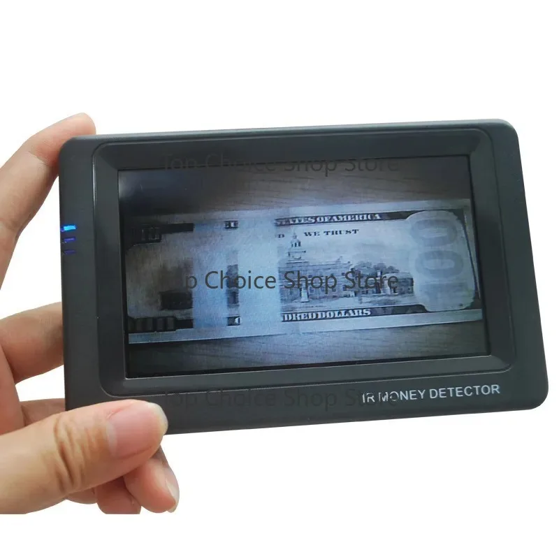 IR Money Detector Por1table Mini All Currency Cash Banknote Infrar1ed Camera Bill Detecting Machine