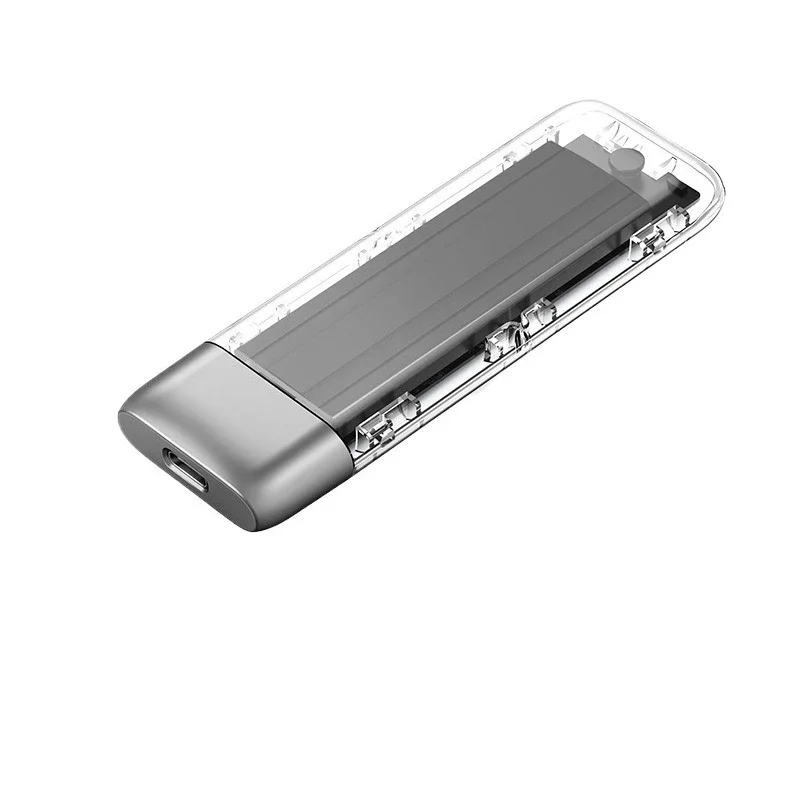 

M.2 NVMe/SATA protocol mobile hard disk box Type-C3.2 interface SSD solid state