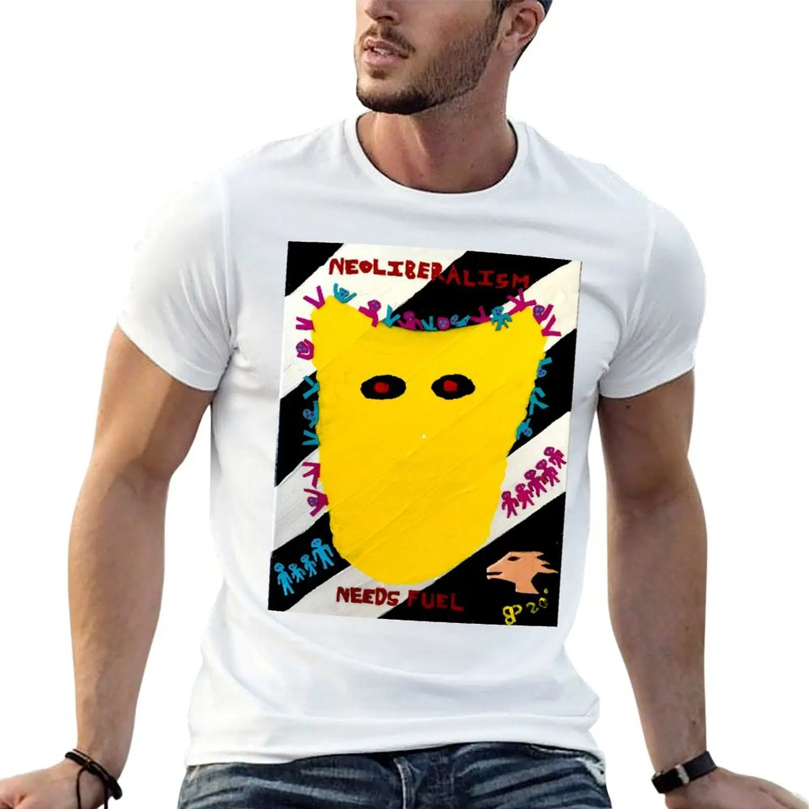Neoliberalism needs fuel T-Shirt custom t-shirts tshirts personalised cotton t shirt men