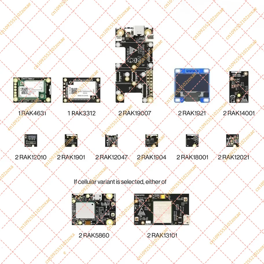 IoT Starter Kit with Sensors, LoRaWAN & Cellular Support for Development