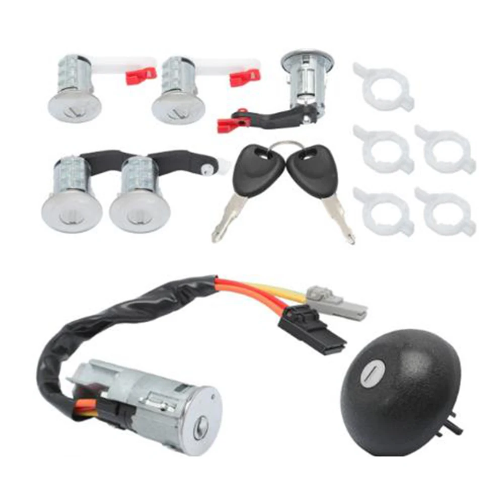 

Steering Lock Ignition Switch Replacement for Renault For Vauxhall 7701471592 Lock Cylinder Kit for Interstar Movano Master 2
