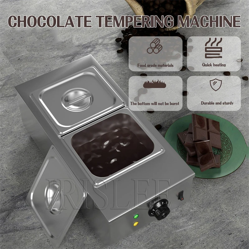 Commercial Chocolate Tempering Machine Timed Insulation Chocolate Melting Furnace Fast Heating