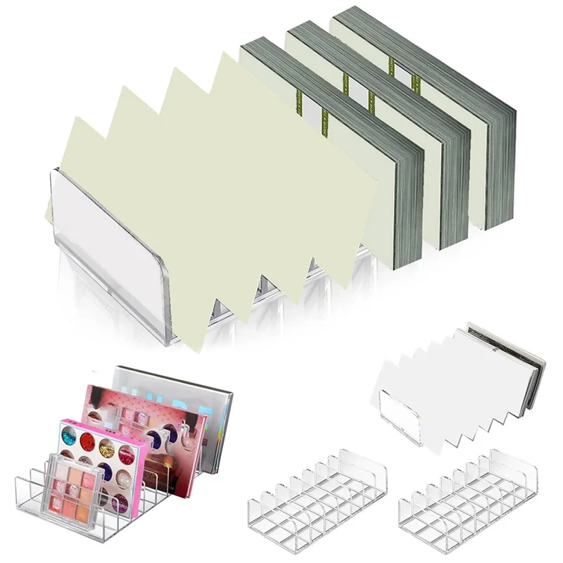

Suitable 4 Pack Cash Trays 7 Sections Clear Dividers Desk Organizer For Cash Envelope Mail Bill Card