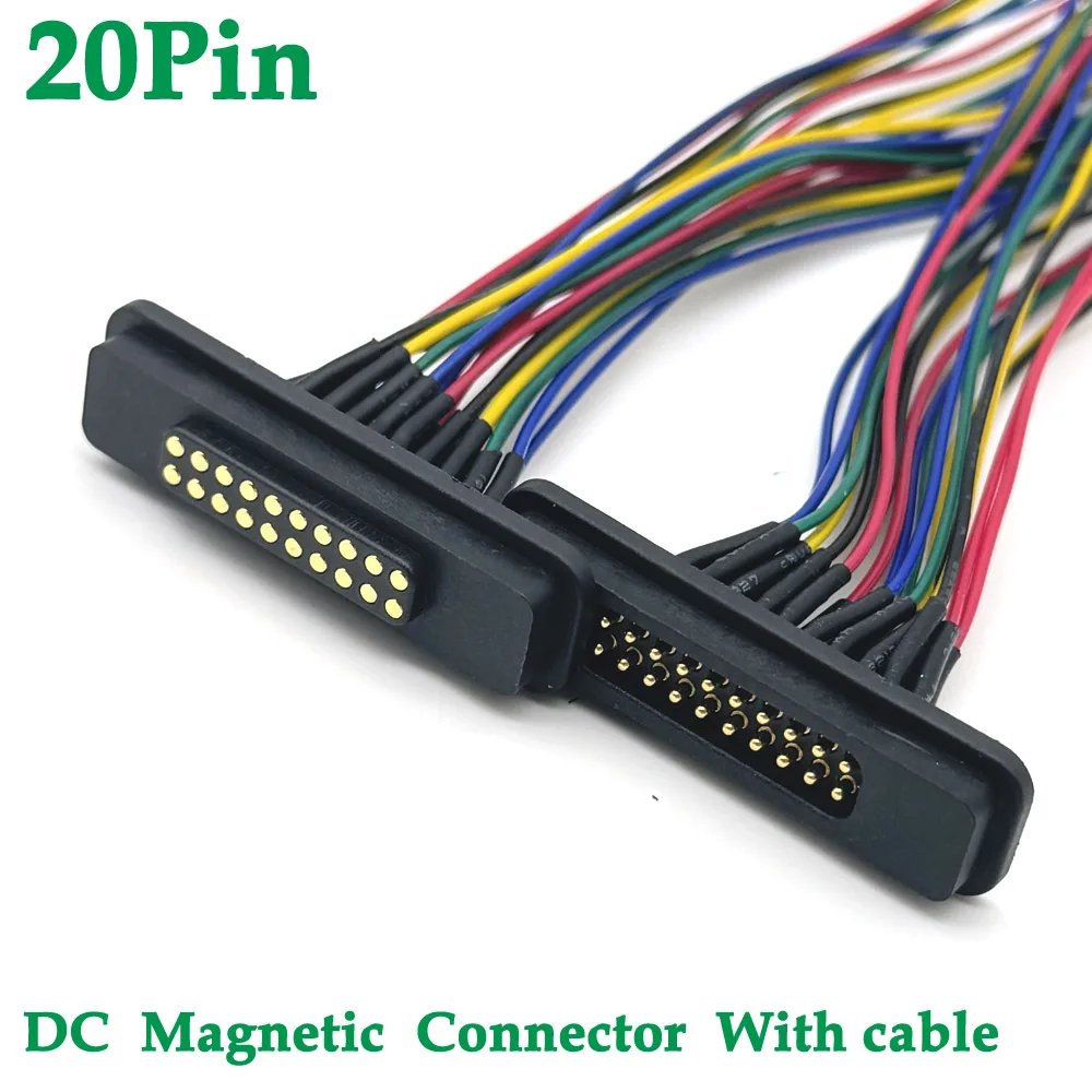 

LAJQTAO 12 20 pin магнитный pogo pin разъем
