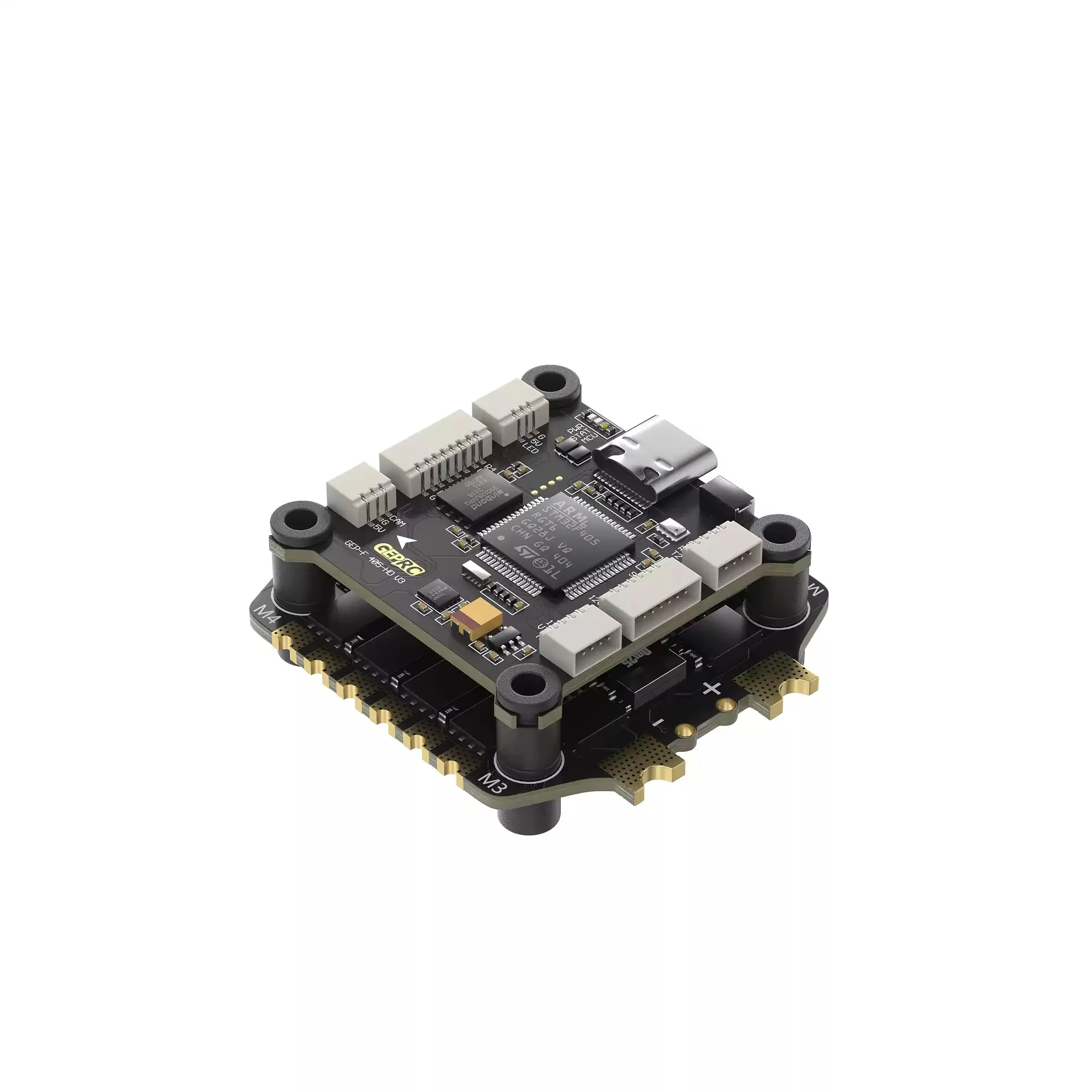 GEPRC TAKER F405 BLS 60A V2 4‑in‑1 ESC & FC Combo Stack, 42688‑P Gyro Built‑in 16MB Black Box, Flight Data Record Analyze Access