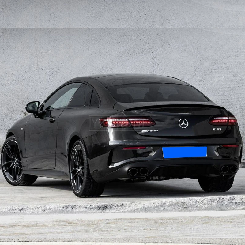 For Mercedes-Benz W213 E-COUPE 2-DOORS W238 E200 E300 E53 2017-2020Spoiler ABS Material Primer Color Car Rear Trunk Wing Spoiler