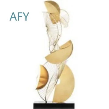 Modern Minimalist Marble Abstract Metal Sculpture for Home Decor Living Room Office Lobby Villa Tabletop Art Decoration
