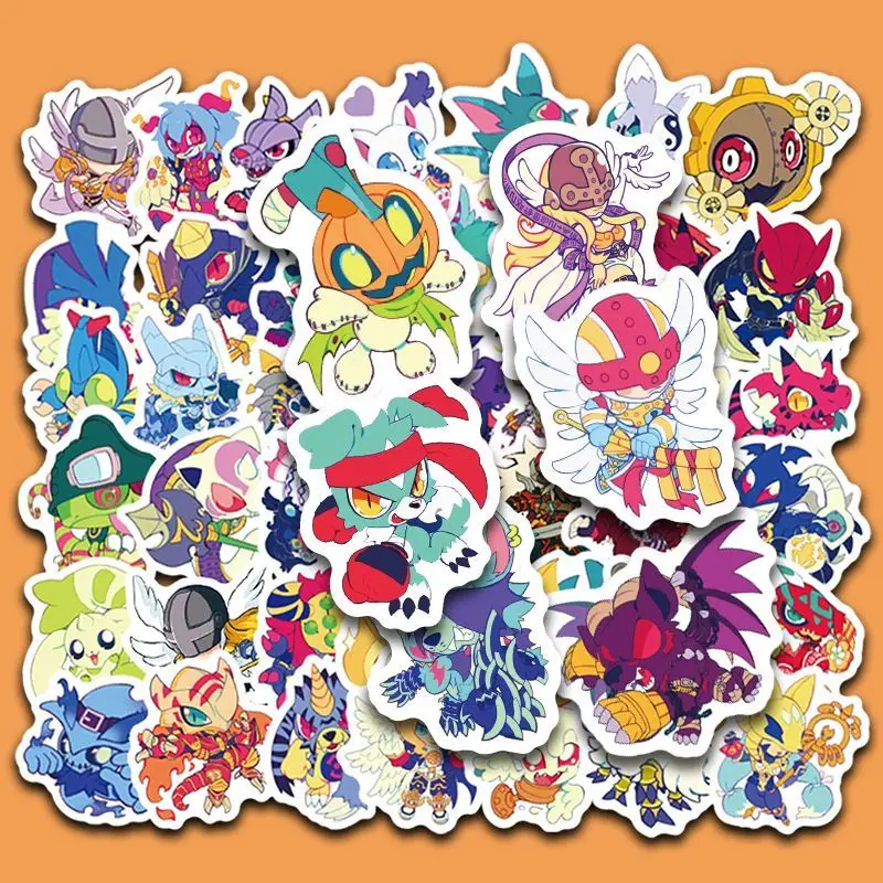 95PCS Cartoon Personality Digimon Creative Graffiti Decorative Stickers