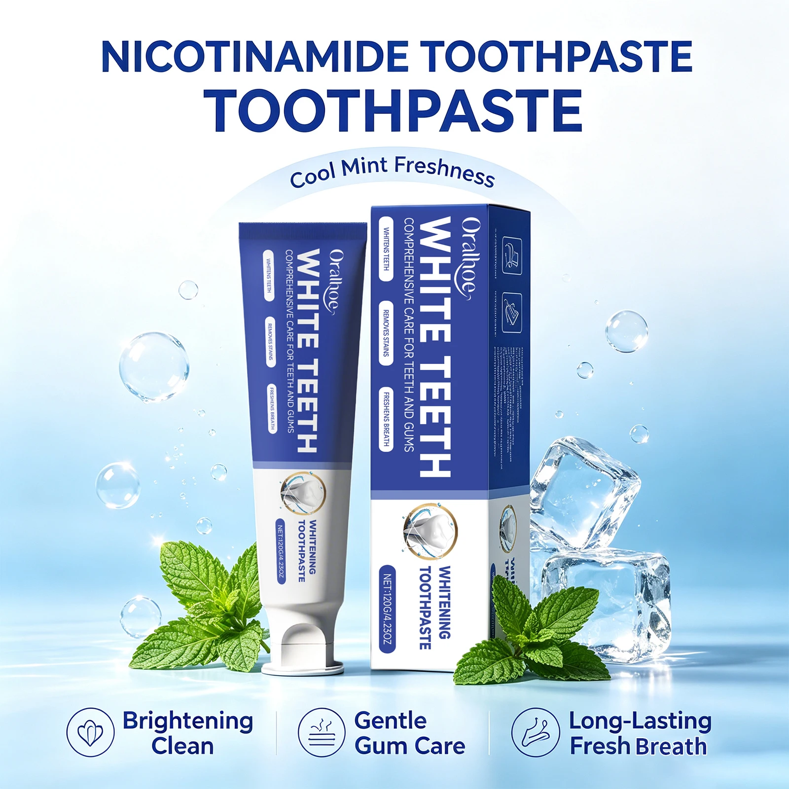 Мятная зубная паста с ниацинам – обзор и цена Teeth Whitening Naturally