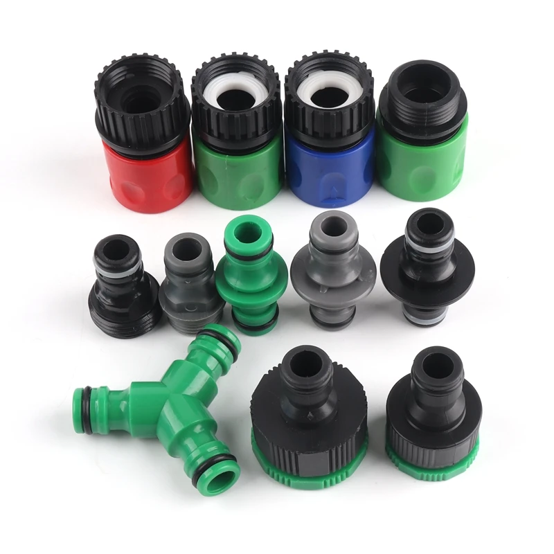 5Pcs Tap Quick Connector for Garden Plant Micro Irrigation Watering Hose Pipe Fitting Adapter Coupling 3/8”1/2 