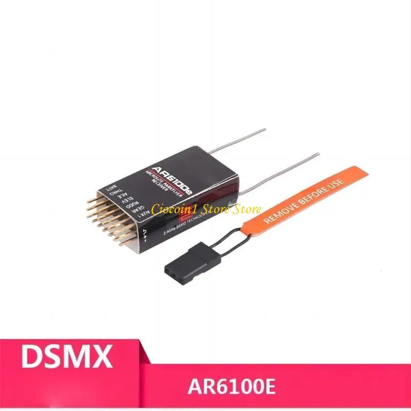 A3PC AR6100E 6CH جهاز ريسيفر استقبال وإرسال الطائرات DSM2 متوافق مع DX6I DX7 DX8 #5