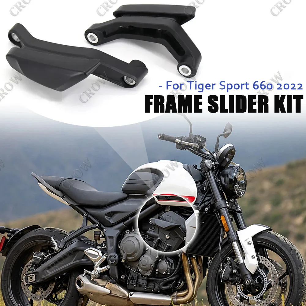 

For Tiger Sport 660 Sport660 2022 NEW Motorcycle Frame Slider Fairing Guard Anti Crash Pad Protector Falling Protection