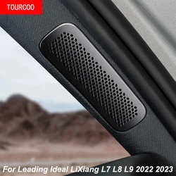 For Leading Ideal LiXiang L7 L8 L9 2022-2025 A Pillar Air Conditioning Outlet Stainless Steel Cover Sticker Accessorie