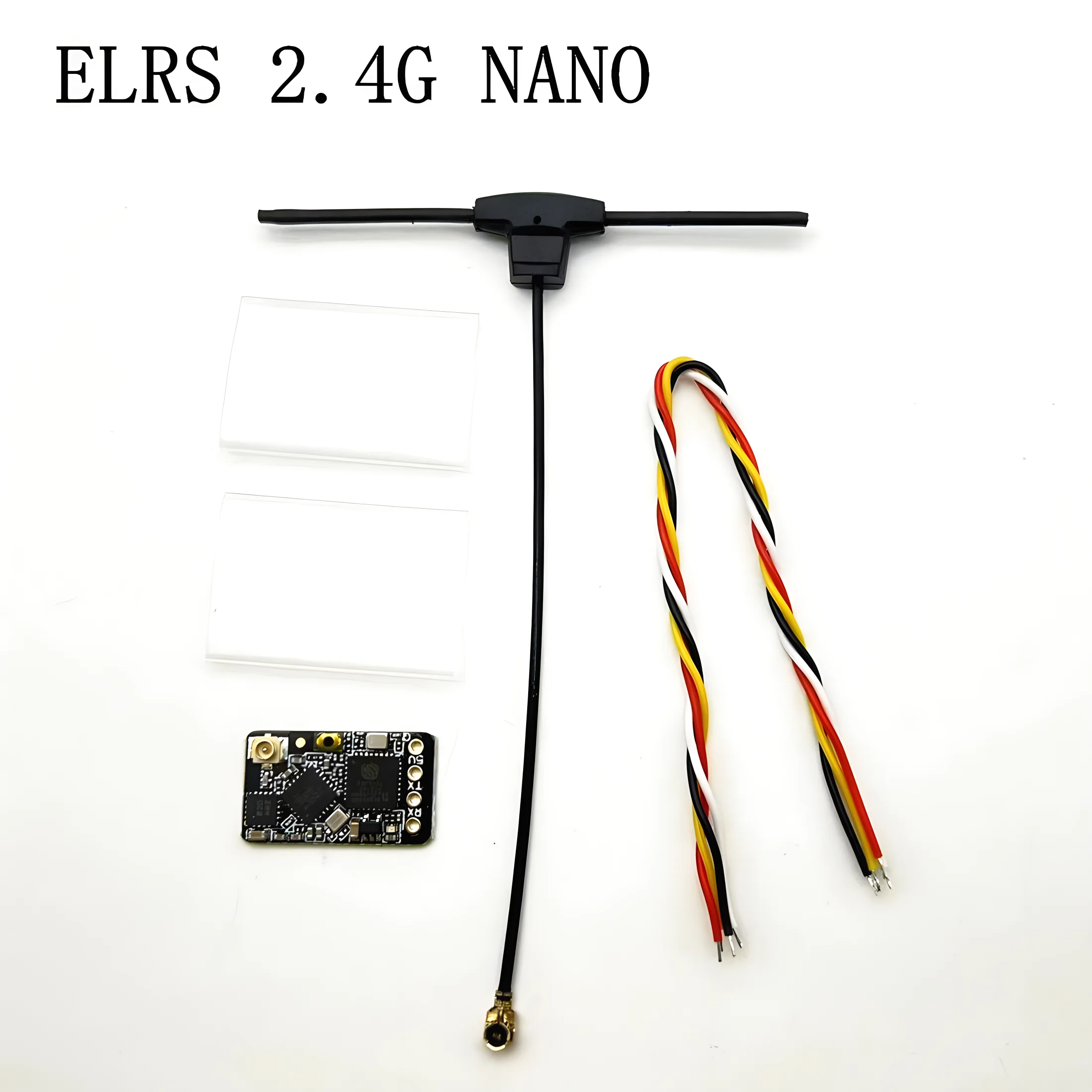 ELRS 915MHz / 2.4GHz NANO ExpressLRS Receiver With T type Antenna Support Wifi Upgrade for RC FPV Traversing Drones Parts