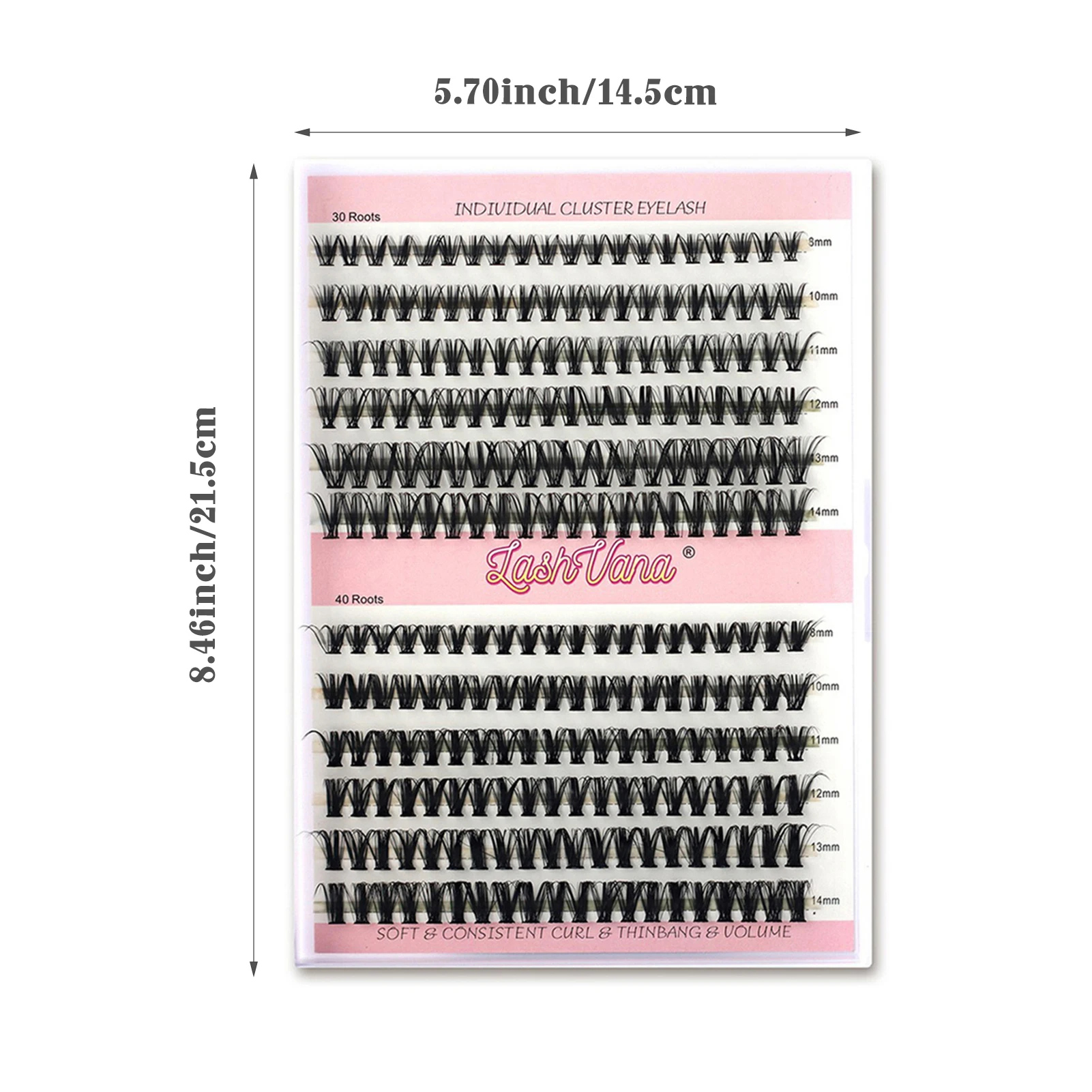 30d 40d Diy Cluster Wimpers Kit Binding En Zegel Wimpers Extensie Wimper Set Natuurlijke Piekerige Individuele Valse Eyelah Make-Up