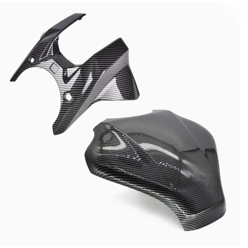 For Honda CB650R CBR650R 2019 2020 2021 2022 2023 Carbon Fiber Front and RearGas Fuel Tank Cap Shell Fuel Gasket Protectors