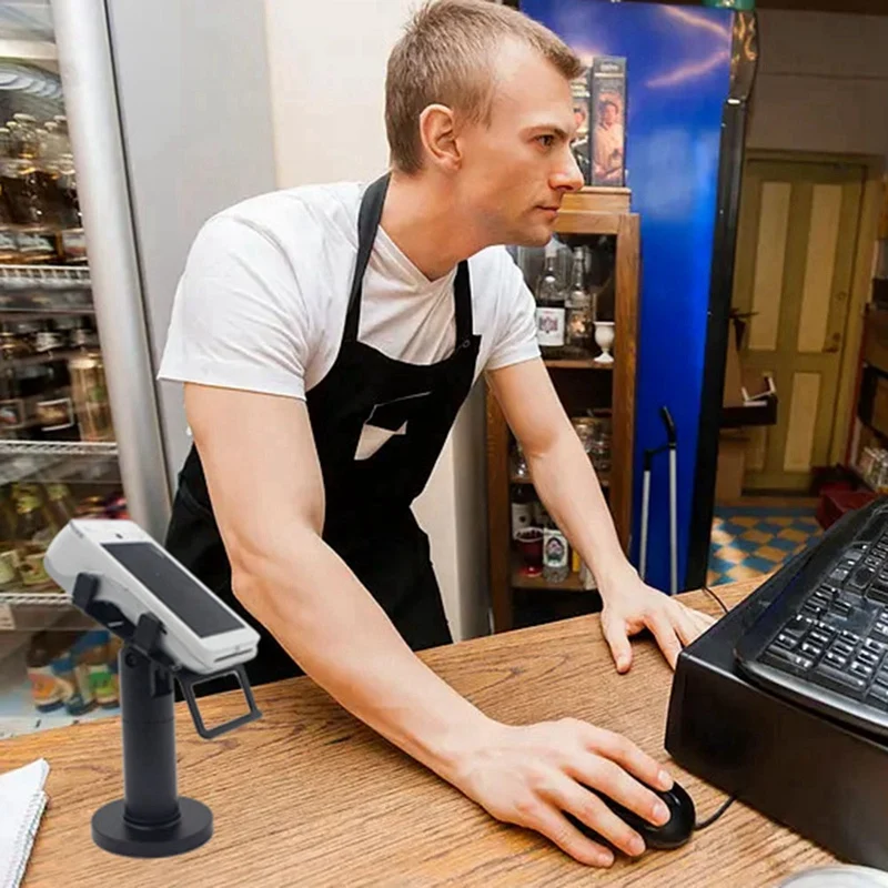 TOP Universal Pos Machine Desktop Stand Rotatable POS Cashiers Holder Rack Display Bracket For Supermarket Restaurant