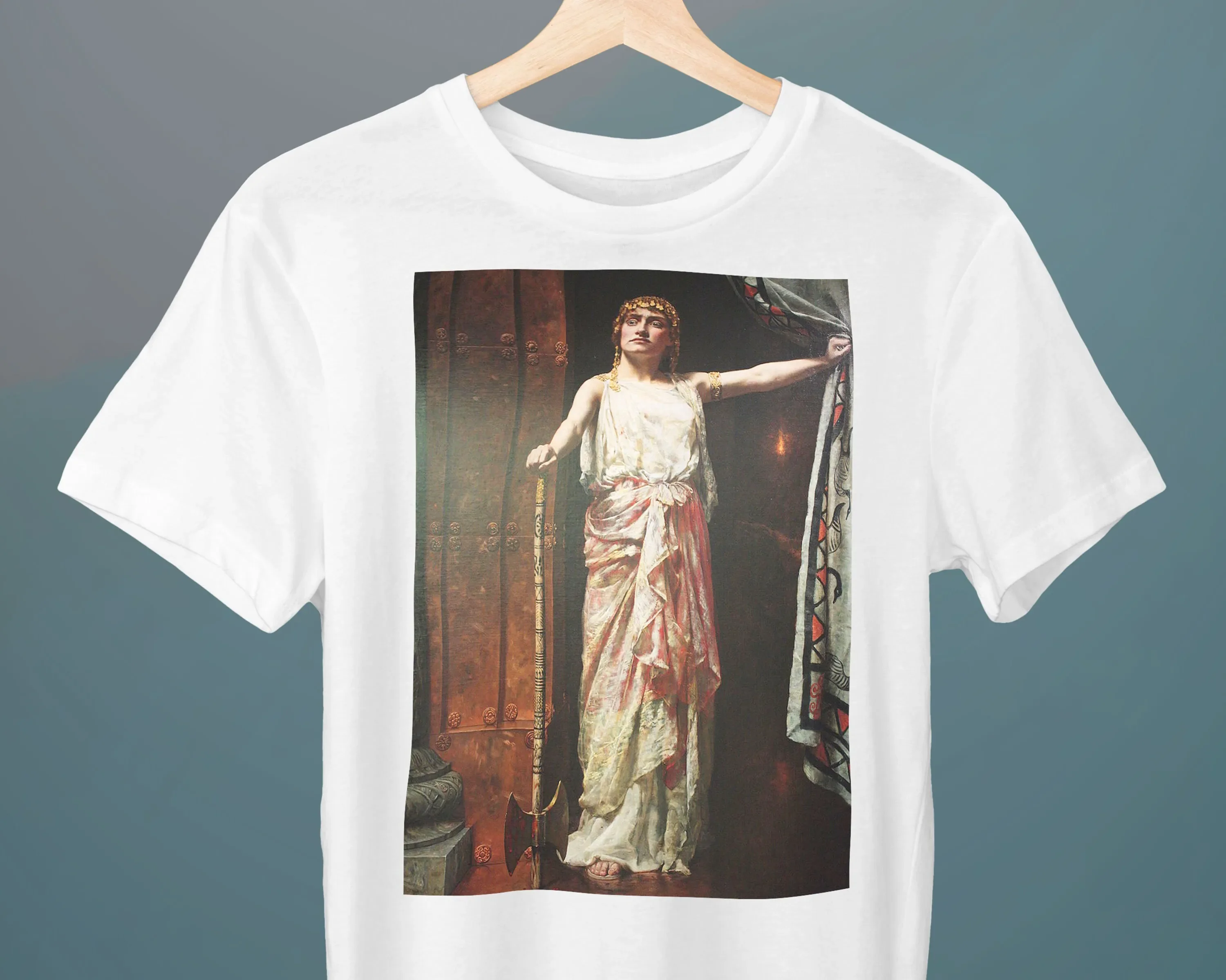 Clytemnestra John Collier Unisex T-shirt Art T-shirt Greek