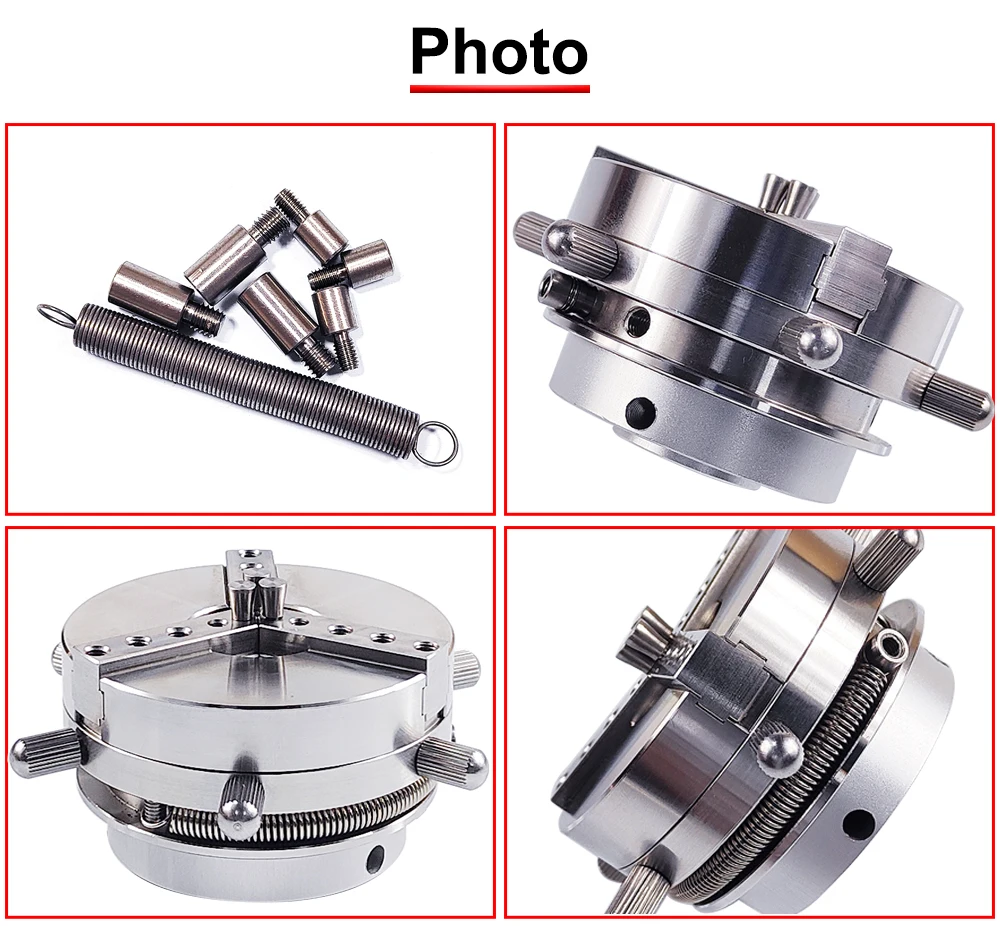 Hunst d69 auto lock rotations aufsatz cnc router laser beschriftung maschine drehachse futter für ring armband schmuck gravur. – Detail 7