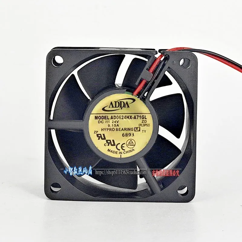 

ORIGINAL AD0624HX-A71GL 24V 0.15A 6025 60*60*25mm NEW COOLING FAN RADIATOR