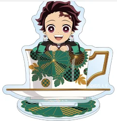 Game Nezuko Kamado Tanjirou Kochou Shinobu Rengoku Kyoujurou Acrylic Stand Doll Anime Mini Figure Model Cosplay Toy for Gift