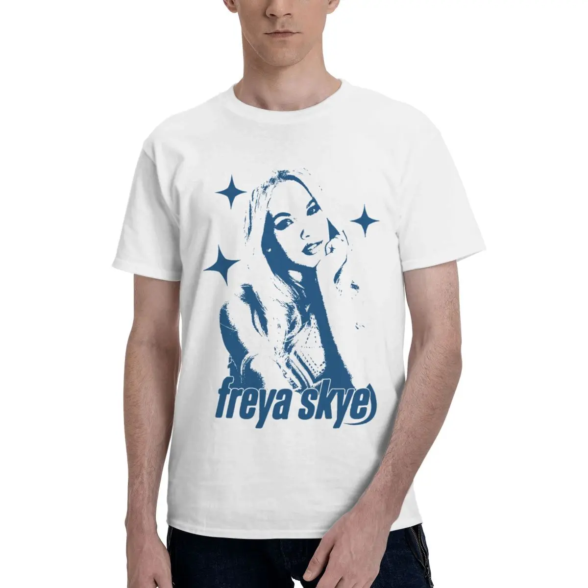 Men Silent Treatment Freya Skye Funny T Shirt Streetwear O-neck Cotton Tshirt