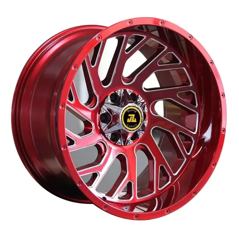 Forged Custom Red Milling Windows 4X4 Wheels Alloy Rim