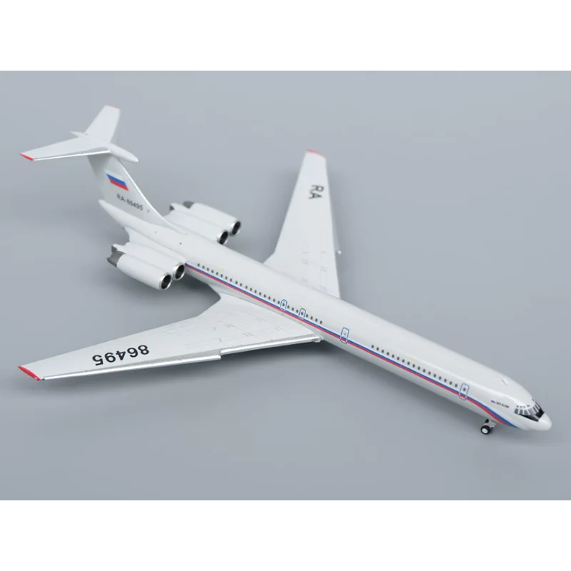 Phoenix 1/400 Scale Russian National Airline IL-62M IL62M RA-86495 Die-cast Alloy Aircraft Model Collectible Decorative Ornament