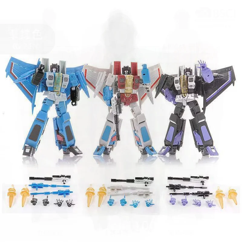 Jinbao Flying Team Red Spider Diamond Fit Deformation F15 Mały Model Wojenny Kieszonkowy z Plastiku Transformers Kolekcjonerski