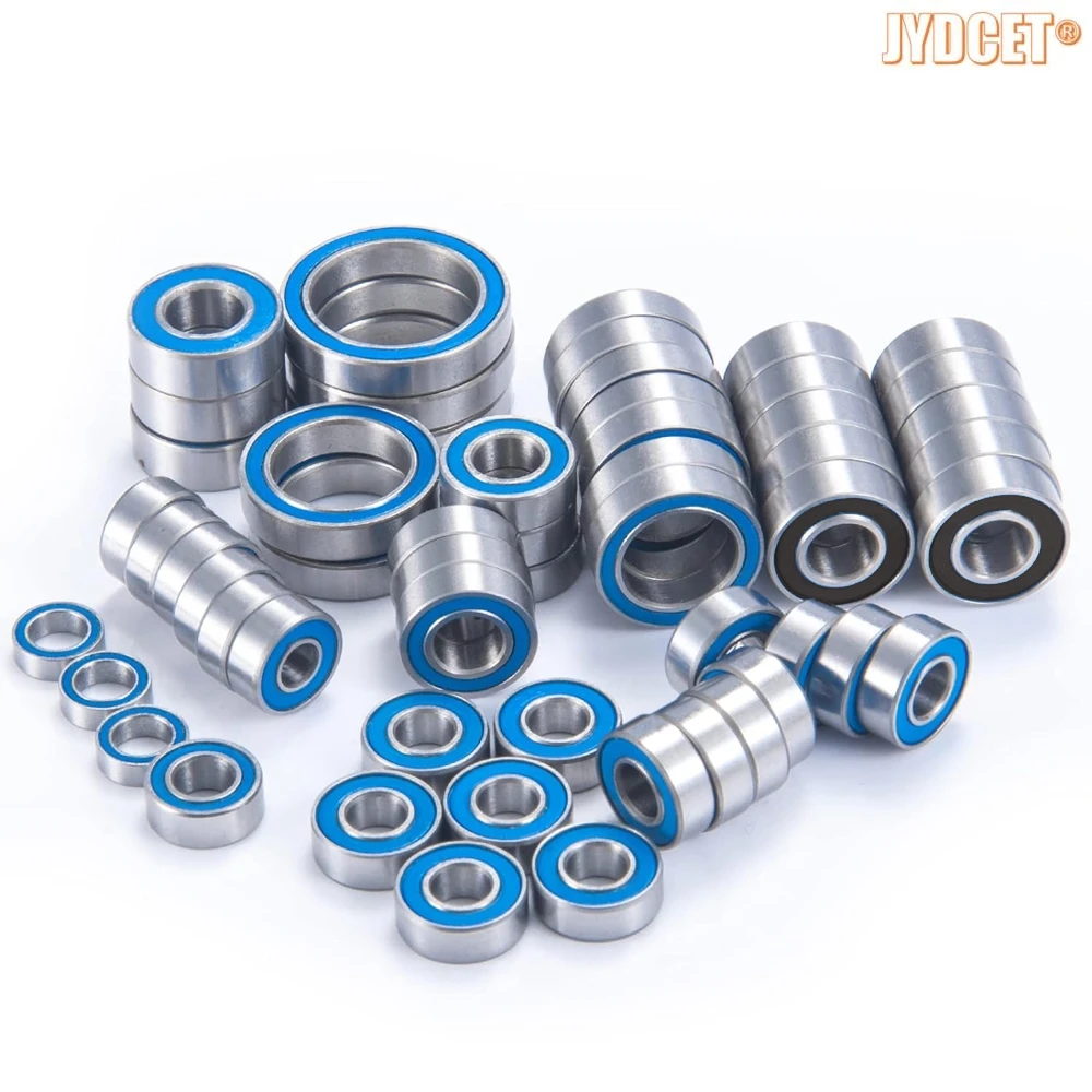 

55pcs Rubber Sealed Bearings Set - Precision High Speed Bearing for RC 1/10 TRX6 TRX-6 Crawler Car