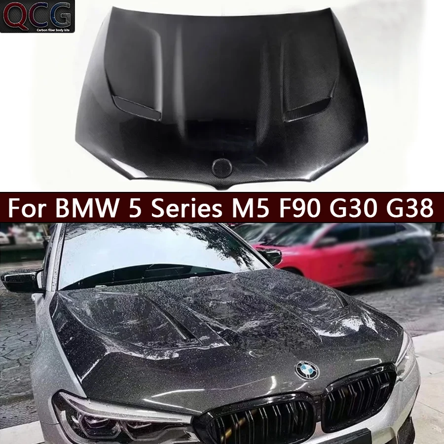

Для BMW 5 серии M5 F90 G30 G38 Капот из углеродного волокна Крышка двигателя Капот Автомобильная подкладка CS Стиль Аксессуары Кузовные комплекты