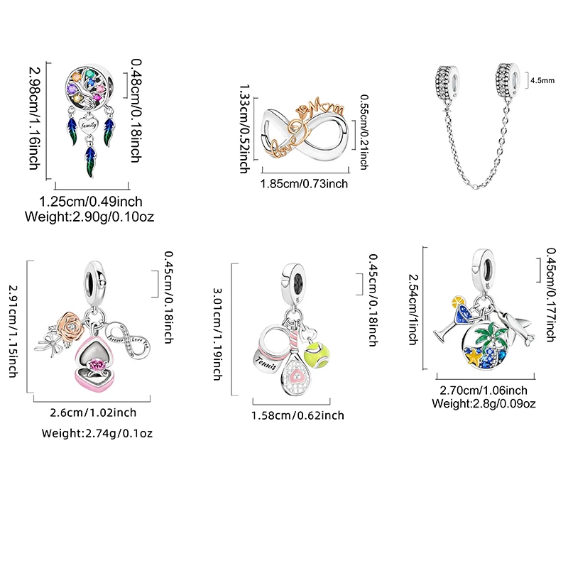 925 sterling silver sorella amore cuore farfalla rosa ciondolo charms perline misura originale pan braccialetto braccialetto vendita calda gioielli fai da te